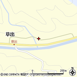兵庫県養父市草出67周辺の地図
