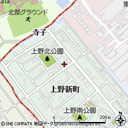 愛知県犬山市上野新町402周辺の地図