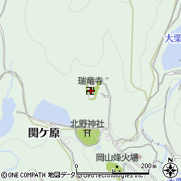 瑞竜寺周辺の地図