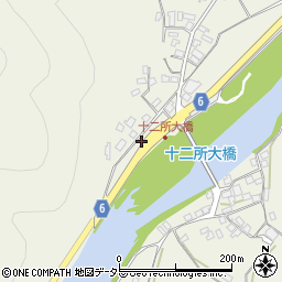 兵庫県養父市十二所26周辺の地図