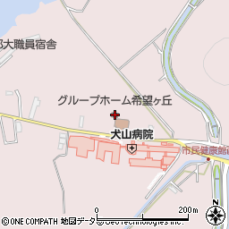 愛知県犬山市塔野地大畔215周辺の地図