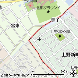 愛知県犬山市上野新町72-3周辺の地図