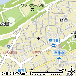 愛知県江南市草井町中79周辺の地図