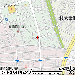 朝倉荘周辺の地図