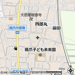愛知県犬山市橋爪四郎丸6周辺の地図