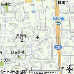 岐阜県大垣市林町7丁目1094周辺の地図