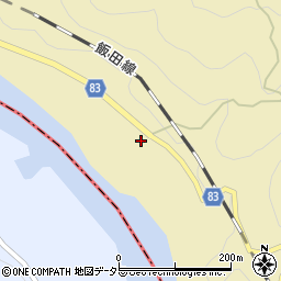 長野県下伊那郡泰阜村4727周辺の地図