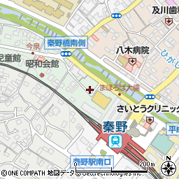 神奈川県秦野市今川町周辺の地図