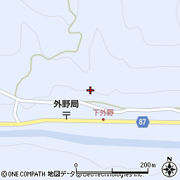 兵庫県養父市外野340周辺の地図