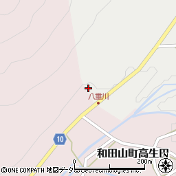 兵庫県朝来市和田山町市場5周辺の地図