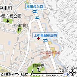 神奈川県横浜市磯子区上中里町656周辺の地図