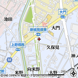 愛知県犬山市上野大門729周辺の地図