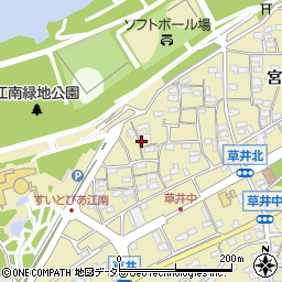 愛知県江南市草井町西58周辺の地図