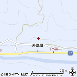 兵庫県養父市外野446周辺の地図