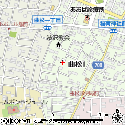 神奈川県秦野市曲松1丁目8-9周辺の地図