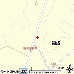 鳥取県西伯郡南部町福成1212周辺の地図