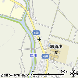 京都府綾部市志賀郷町（柿ケ坪）周辺の地図
