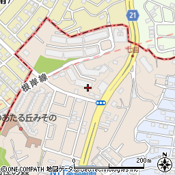 カギ屋さん２４　神奈川県・横浜市・栄区店周辺の地図