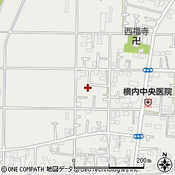 神奈川県平塚市横内2795周辺の地図