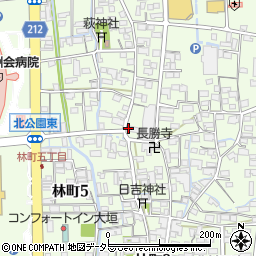 岐阜県大垣市林町8丁目1124周辺の地図