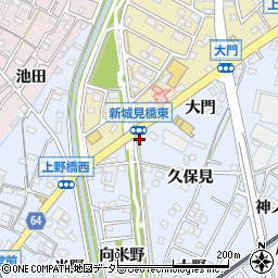 愛知県犬山市上野大門738周辺の地図