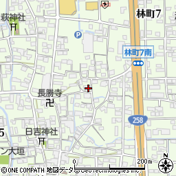 岐阜県大垣市林町7丁目1087周辺の地図