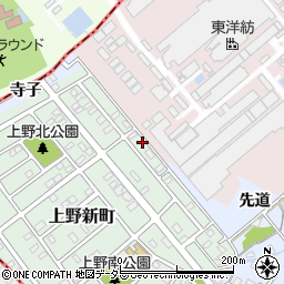 愛知県犬山市上野新町543-2周辺の地図
