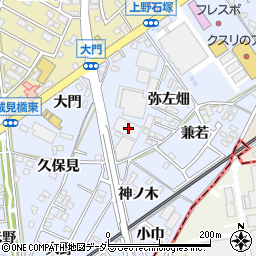 愛知県犬山市上野弥左畑319周辺の地図