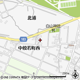愛知県江南市中般若町西103周辺の地図