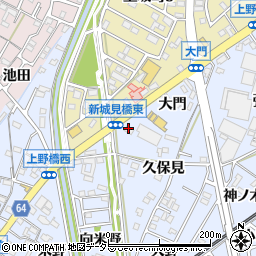 愛知県犬山市上野大門718周辺の地図