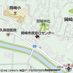 平塚市岡崎市民窓口センター周辺の地図