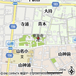 愛知県丹羽郡扶桑町山那大持835-第1周辺の地図