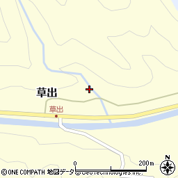 兵庫県養父市草出379周辺の地図