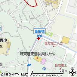 金田橋周辺の地図