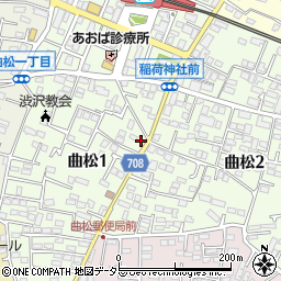 神奈川県秦野市曲松1丁目7-9周辺の地図