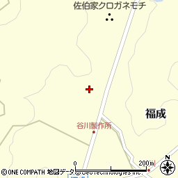 鳥取県西伯郡南部町福成1190周辺の地図