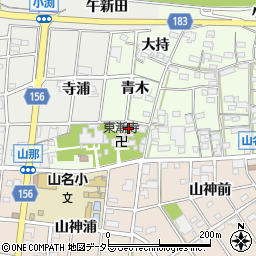 尾関朱傘製作所周辺の地図