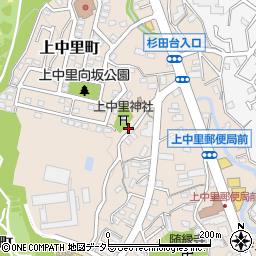 神奈川県横浜市磯子区上中里町433周辺の地図