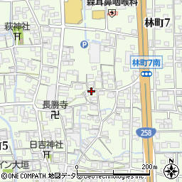 岐阜県大垣市林町7丁目1088周辺の地図