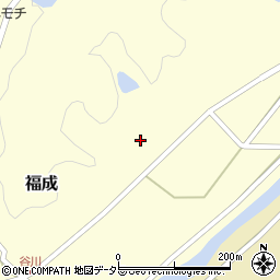 鳥取県西伯郡南部町福成573周辺の地図