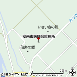 安来市医師会 介護計画センター周辺の地図