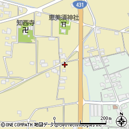島根県出雲市大社町中荒木恵美須992-3周辺の地図