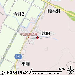 愛知県犬山市今井姥田80周辺の地図