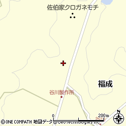 鳥取県西伯郡南部町福成1213周辺の地図