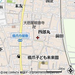 愛知県犬山市橋爪四郎丸45周辺の地図