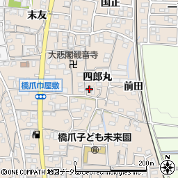 愛知県犬山市橋爪四郎丸39周辺の地図