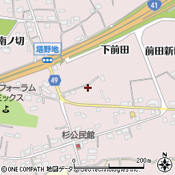 愛知県犬山市塔野地下前田61-11周辺の地図