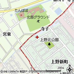 愛知県犬山市上野新町574-1周辺の地図
