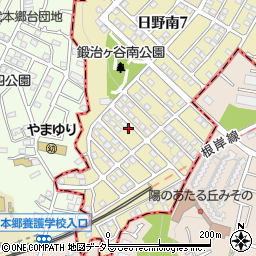神奈川県横浜市港南区日野南7丁目20-5周辺の地図