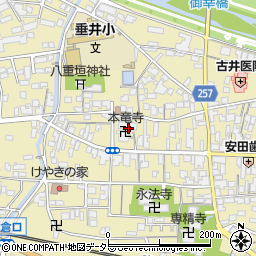 本竜寺周辺の地図